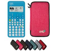 Casio fx-83GTCW+ Blue including a WYNGS protective case in Pink - Basic Set