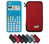 Casio fx-83GTCW+ Blue including a WYNGS protective case in Red - Basic Set