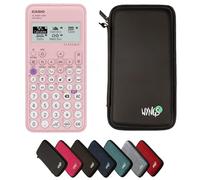 Casio fx-83GTCW+ Pink including a WYNGS protective case in Black - Basic Set