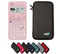 Casio fx-83GTCW+ Pink including a WYNGS protective case in Dark Grey - Basic Set