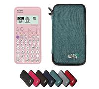 Casio FX-83GTCW Pink including a WYNGS protective case in Turquoise - Basic Set
