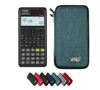Casio fx-85ES Plus 2nd edition including a WYNGS protective case in Turquoise - Basic Set