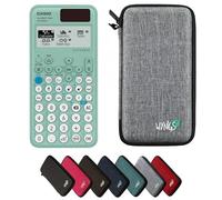 Casio fx-85GTCW+ Green including a WYNGS protective case in Light Grey - Basic Set