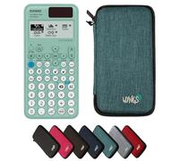 Casio fx-85GTCW+ Green including a WYNGS protective case in Turquoise - Basic Set