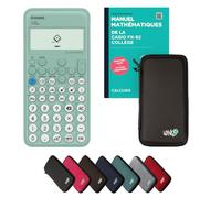 Casio fx-92 Collège incl. Protective Case Black & Textbook (88 pages, DIN A5) - Scientific Calculator - Smart Set (French)