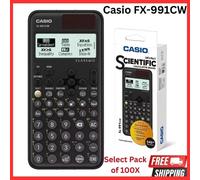 Casio ✅ FX-991CW Advanced Scientific Calculator A/AS Level Maths 540+ Funcs
