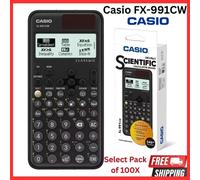Casio ✅ FX-991CW Advanced Scientific Calculator A/AS Level Maths 540+ Funcs