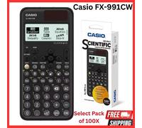 Casio FX-991CW Advanced Scientific Calculator A/AS Level Maths NHD 540+ Funtions