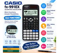 Casio Fx-991ex Classwiz Advanced Engineering Scientific Calculator-552 Function