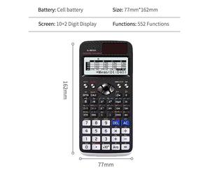 Casio Fx-991ex Classwiz Advanced Engineering Scientific Calculator-552 Function