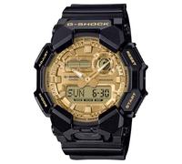 Casio G-Shock Analog-Digital Black Resin Gold Dial Watch GA010GGB-1A9