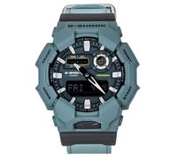Casio G-Shock Analog Digital Cloth Strap Blue Dial Quartz GA-010CE-2A Mens Watch
