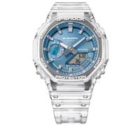 Casio G-Shock Octagonal Sky Blue Dial Translucent Resin Watch GA2100BM-7A2