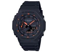 Casio G-Shock Classic Anadigi Men's Watch Black/Orange GA-2100-1A4ER