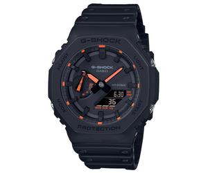 Casio G-Shock Classic Anadigi Men's Watch Black/Orange GA-2100-1A4ER