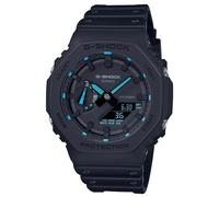 Casio G-Shock Classic AnaDigi Men's Watch Black/Turquoise GA-2100-1A2ER