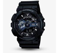 Casio G-Shock Classic Dual Display Chronograph Black Plastic Strap Watch GA-110-1BER