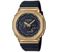 Casio Mens G-Shock Black X Gold 2100 Series Watch GM-2100G-1A9ER