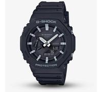 Casio G-Shock Classic Octagon Series Chronograph Dual Display Black Plastic Strap Watch GA-2100-1AER