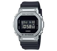Casio G Shock Digital Watch Solid Colours Black With Steel Case GM-5600U-1ER