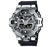 Casio G-Shock G-Steel Silver Analog Digital Mens Watch GM700-1A, Silver, Strap