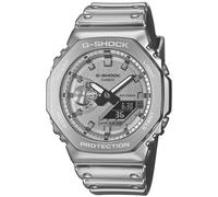 Casio Silver Mens Analogue-Digital Watch G-shock G-steel GM-2100YM-8AER
