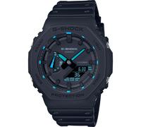 Casio G-Shock GA-2100-1A2ER - Man - 46 mm - Digital - Quartz - Mineral Glass Black/Blue 26 mm