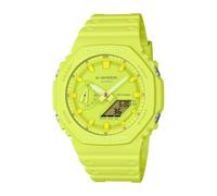 Casio G-Shock One Tone Neon Yellow Rubber Watch GA-2100-9A9ER