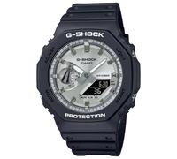 CASIO G-SHOCK GA-2100SB-1AJF Silver Dial Carbon Core Men Watch Black Resin Band