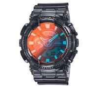 Casio G-Shock GA110TLS-8A | Large Transparent Gray Watch | 200M WR | Shock & Magnetic Resistant | LED Light | World Time | 1/1000 Sec Stopwatch, Grey, Modern