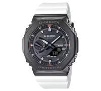 Casio G-Shock GBM-2100B-7A White Metal Solar Bluetooth Analog Digital Watch UK