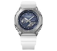 Casio G-Shock GM-2100WS-7A White Resin & Steel Watch - Brand New, 200m