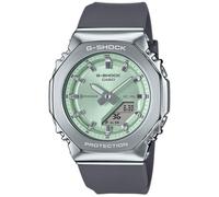 Casio G-shock Gm-s2110-3aer Women's Analog-digital Watch - Green Dial, Metal Bezel, 200m Water Resistance