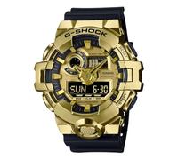 Casio G-Shock G-Steel Black and Gold Analog Digital Watch GM700G-9A, Gold, Gold