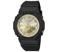 Casio G-Shock GMA-P2100SG-1AER Women's Analogue-Digital Quartz Watch with Stopwatch, World Time, Alarm, Countdown, Black Resin Strap, Gold Dial, 200m Waterproof