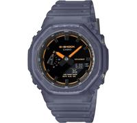 Casio G-Shock Mens Analogue-Digital Watch with Black Dial and Blue Strap GA-2...