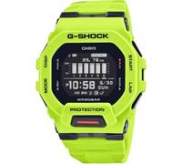 Casio G-Shock Mens Analogue-Digital Watch with Black Dial and Lime Green Strap GBD-200-9ER