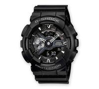 Casio Gents 51.00mm Quartz Watch with Black Analogue - Digital dial and Black Plastic/Resin Strap Strap GA-110-1BER
