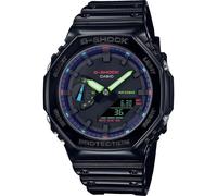 Casio G-shock Mens Black Watch GA-2100RGB-1AER - One Size