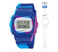 Casio G-shock Mens Blue Watch DWE-5600PR-2ER - One Size