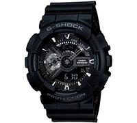 Casio Gents 51.00mm Quartz Watch with Black Analogue - Digital dial and Black Plastic/Resin Strap Strap GA-110-1BER