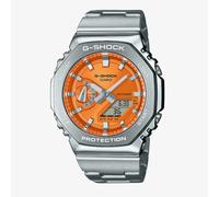 Casio G-Shock Metallic Orange Dual Display Watch GM-2110D-4AER