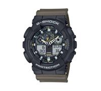 Casio Brown Mens Analogue-Digital Watch G-shock GA-100TU-1A3ER
