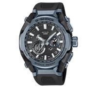 Casio G-Shock MT-G Blue-Grey Ion-Plated Bezel Black Resin Strap Watch 56.6mm - MTGB4000B-1A2