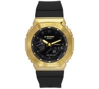Casio Mens G-Shock Black X Gold 2100 Series Watch GM-2100G-1A9ER