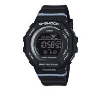 Casio G-Shock Step Tracker Black with Light Blue Digital Watch GMDB300-1, Black, Sport