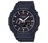 Casio Unisex 46.00mm Quartz Watch with Black Analogue - Digital dial and Black Resin Strap GMA-S2100-1AER
