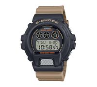 Casio G-Shock Utilitarian Black & Beige Resin 53mm Digital Watch DW-6900TU-1A5CR, Black, Modern