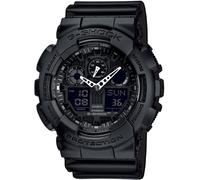 Casio GA-100-1A1ER G-Shock Chronograph Divers Watch Quartz Unisex Black 51mm ...