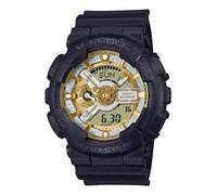 Casio GA-110 Classic Color Wristwatch, black/silver & gold, Modern